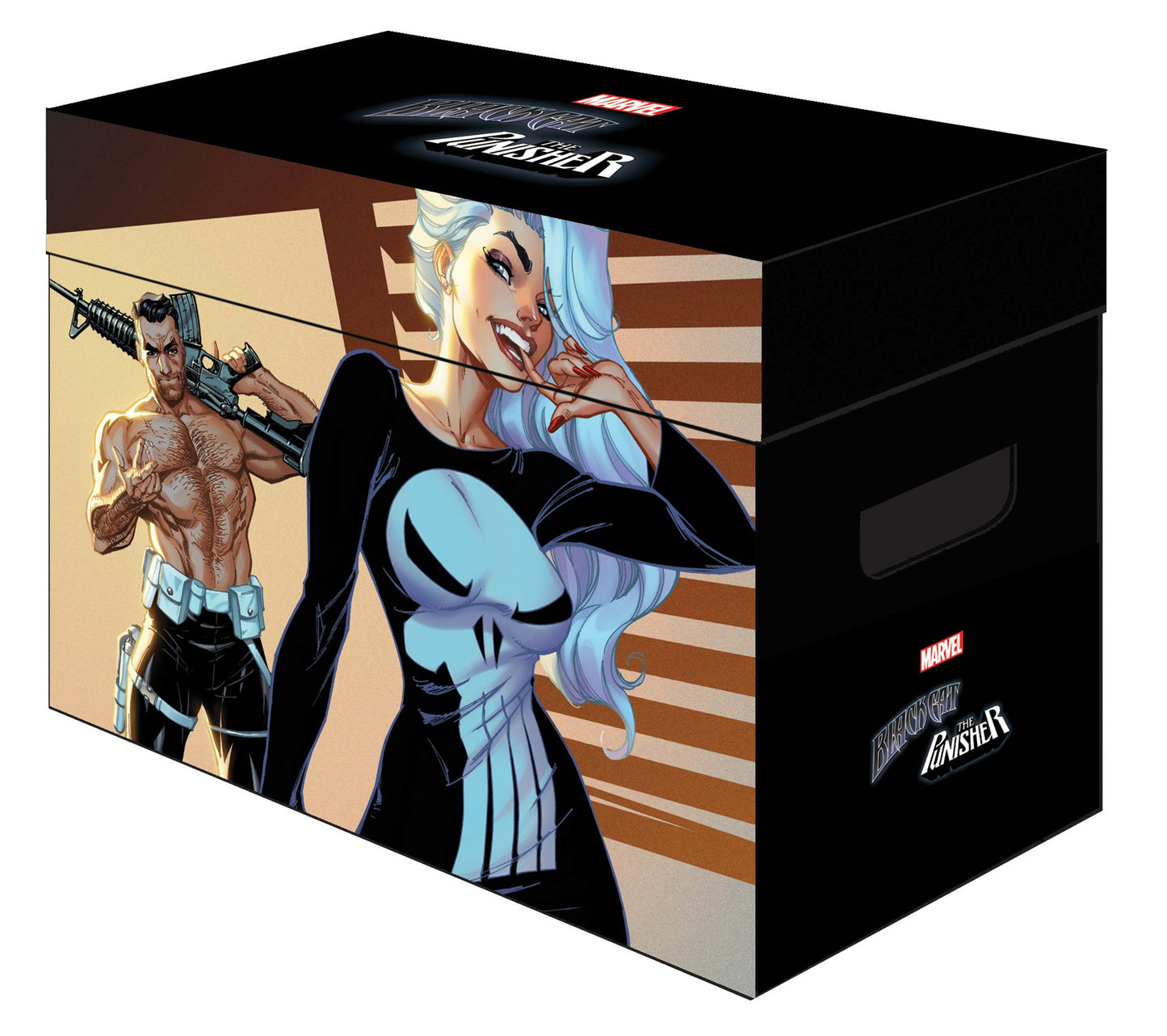 MARVEL GRAPHIC COMIC SHORT BOX Black Cat / Punisher by J. Scott Campbell