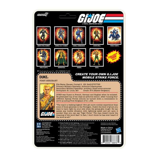 G.I. Joe Reaction Figure Wave 2 - Duke (Cartoon Version)