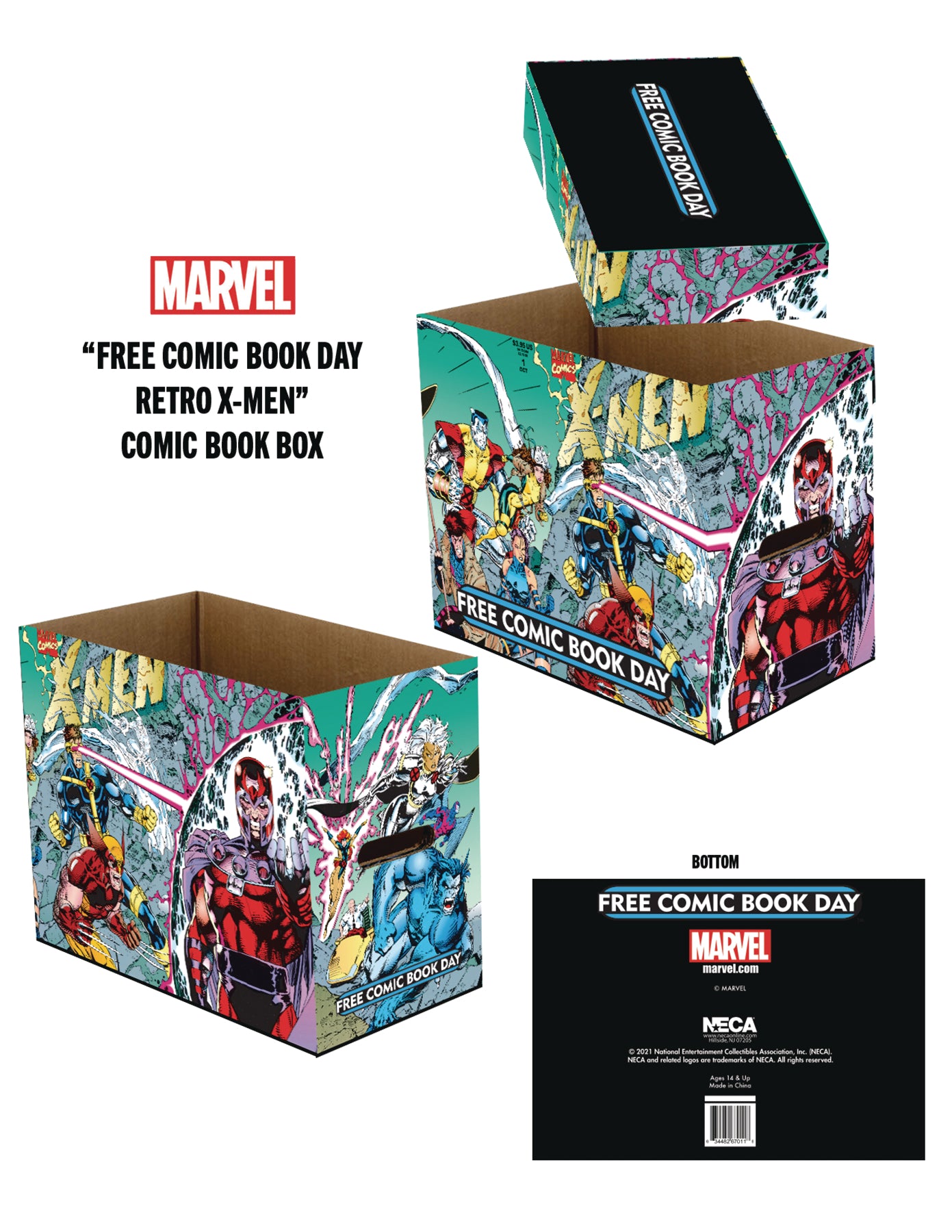 MARVEL GRAPHIC COMIC SHORT BOX FCBD X-MEN