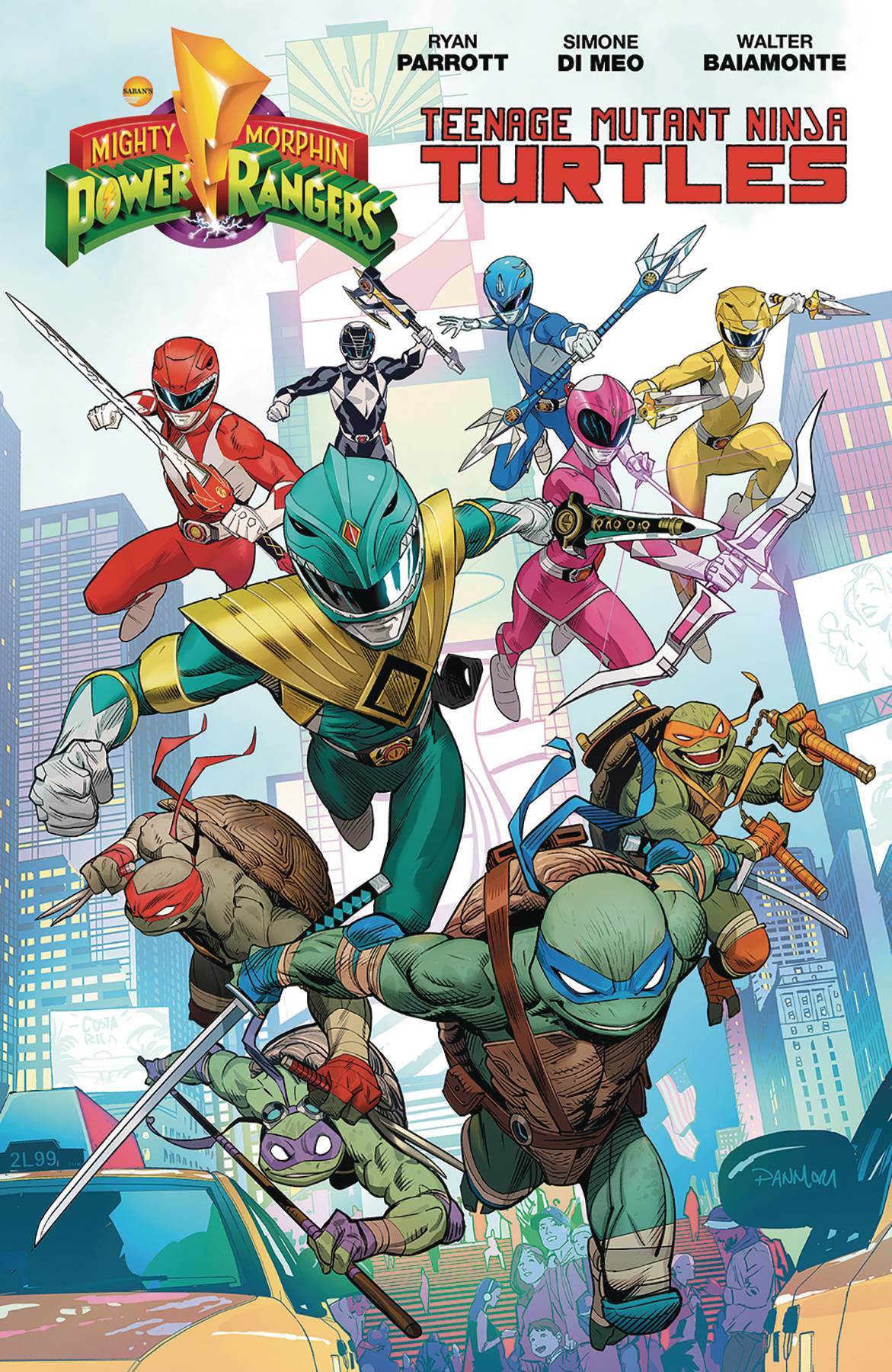 Mighty Morphin Power Rangers / TMNT (Paperback)