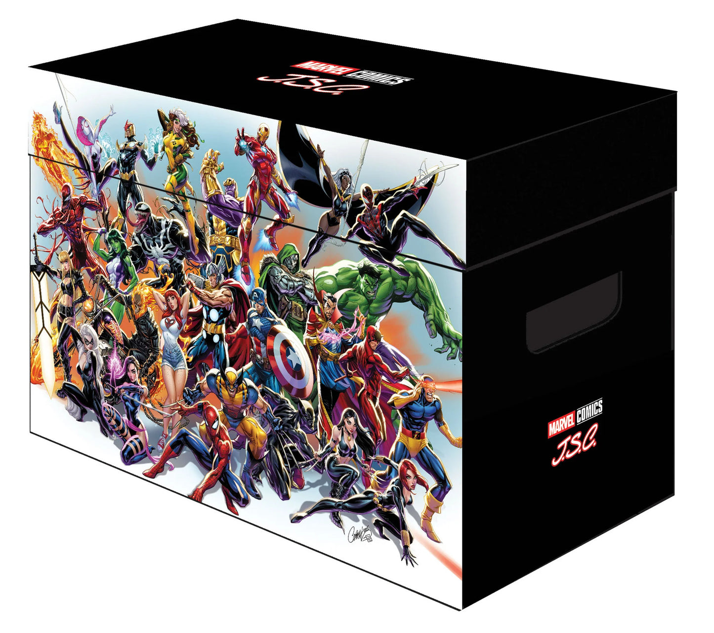 MARVEL GRAPHIC COMIC SHORT BOX Marvel Comics by J. Scott Campbell
