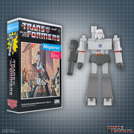 TRANSFORMERS DELUXE MEGATRON VHS Action Figure