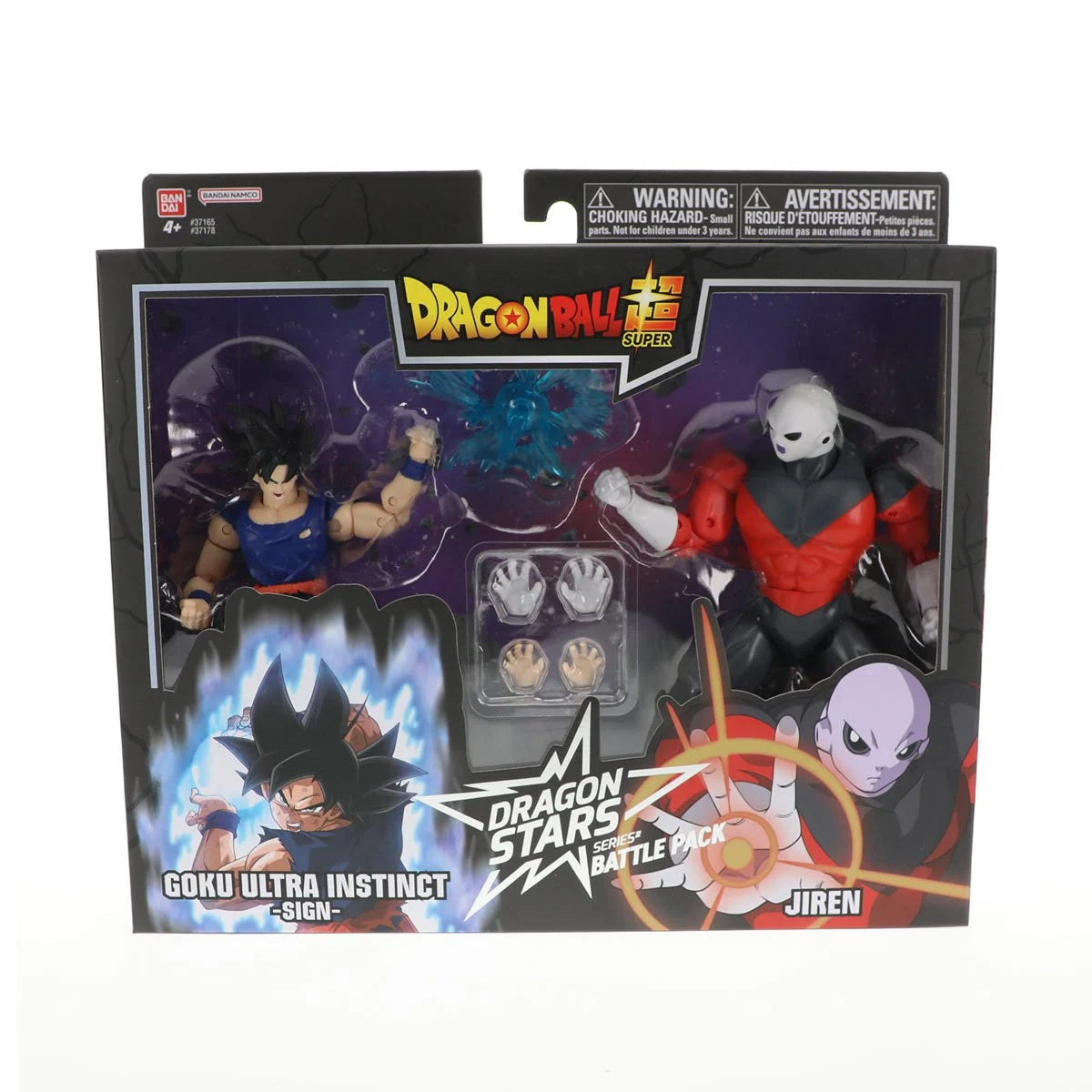 Dragon Ball Super Goku Ultra Instinct Sign vs. Jiren Action Figure 2-Pack
