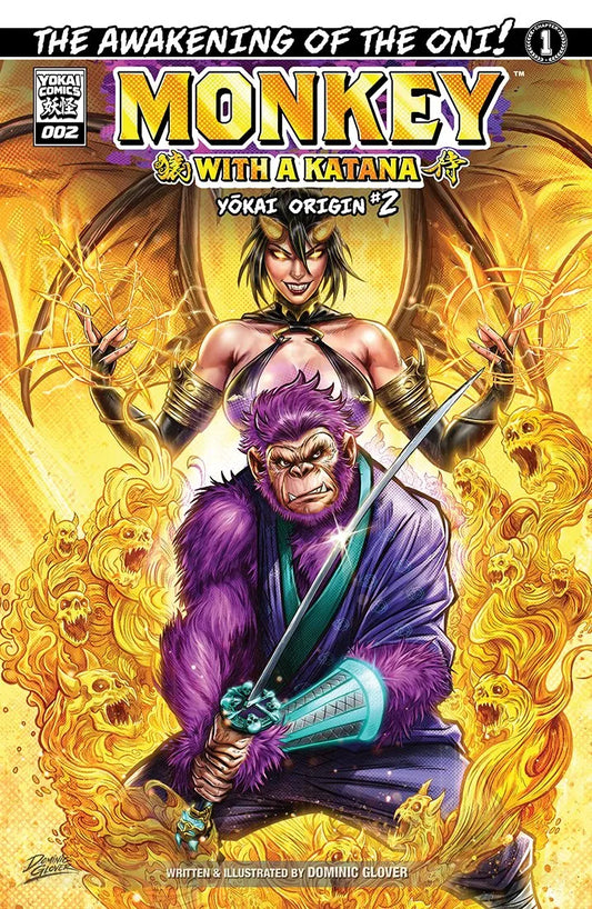 Monkey With a Katana #02 Dominic Glover Trade Dress